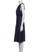 Akris Punto Silk Midi Length Dress