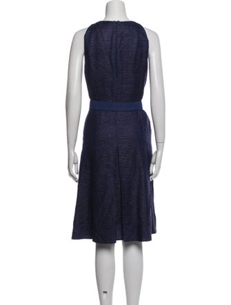 Akris Punto Silk Midi Length Dress