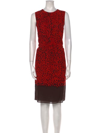 Akris Punto Wool Knee-Length Dress