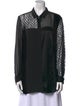 Akris Punto Long Sleeve Button-Up Top