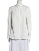 Akris Punto Long Sleeve Button-Up Top