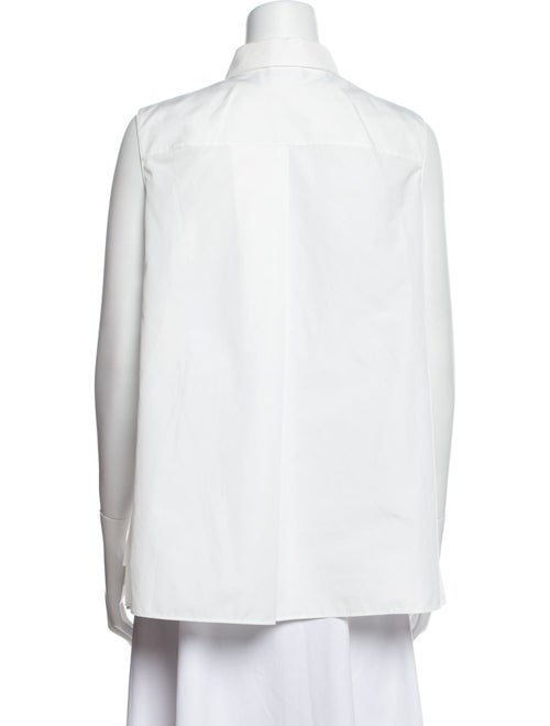 Akris Punto Silk Sleeveless Button-Up Top