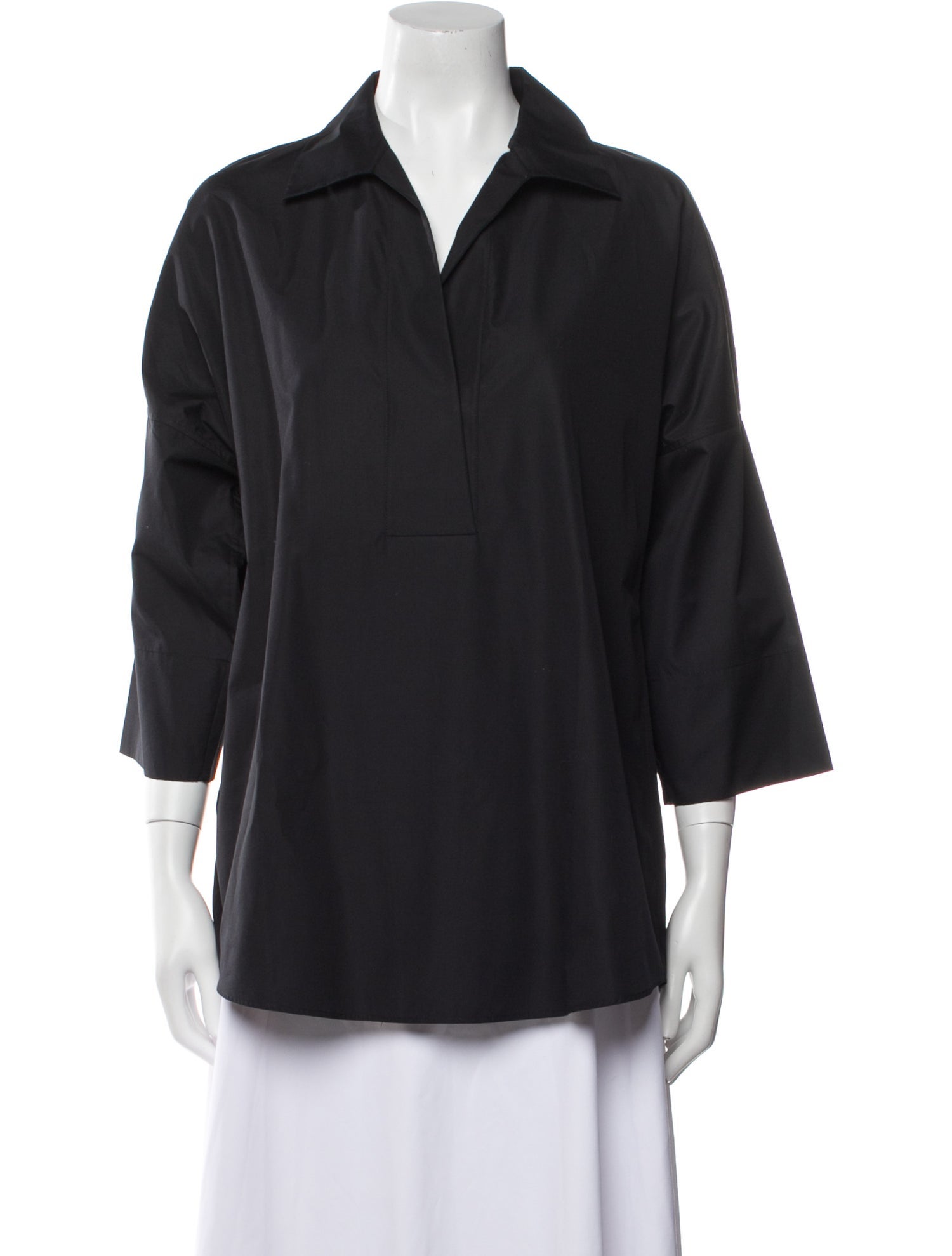 Akris Punto Three-Quarter Sleeve Blouse