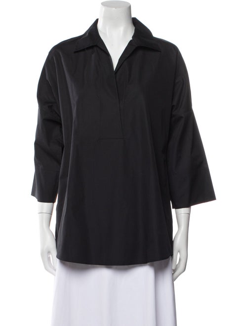 Akris Punto Three-Quarter Sleeve Blouse
