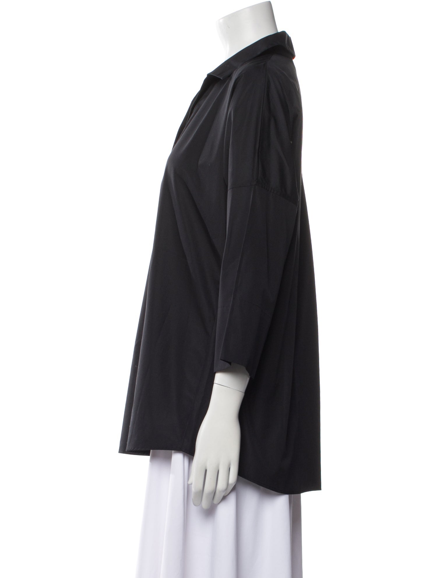 Akris Punto Three-Quarter Sleeve Blouse