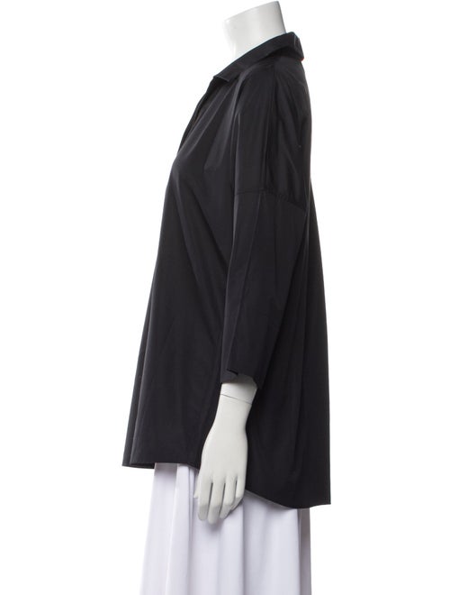 Akris Punto Three-Quarter Sleeve Blouse