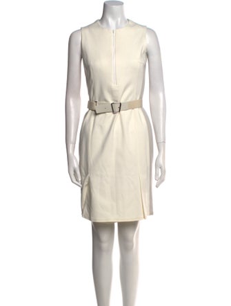 Akris Punto Crew Neck Mini Dress