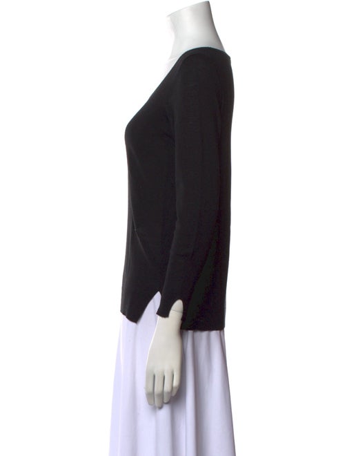 Akris Punto Wool Scoop Neck Top
