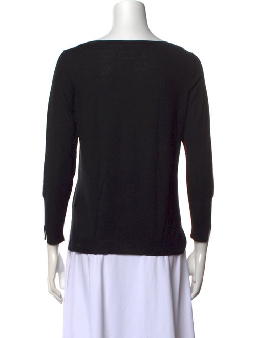 Akris Punto Wool Scoop Neck Top