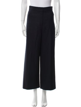 Akris Punto Virgin Wool Wide Leg Pants