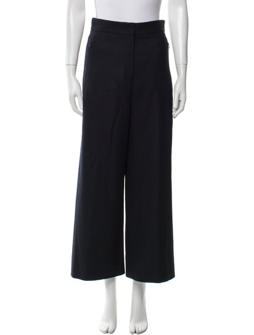 Akris Punto Virgin Wool Wide Leg Pants