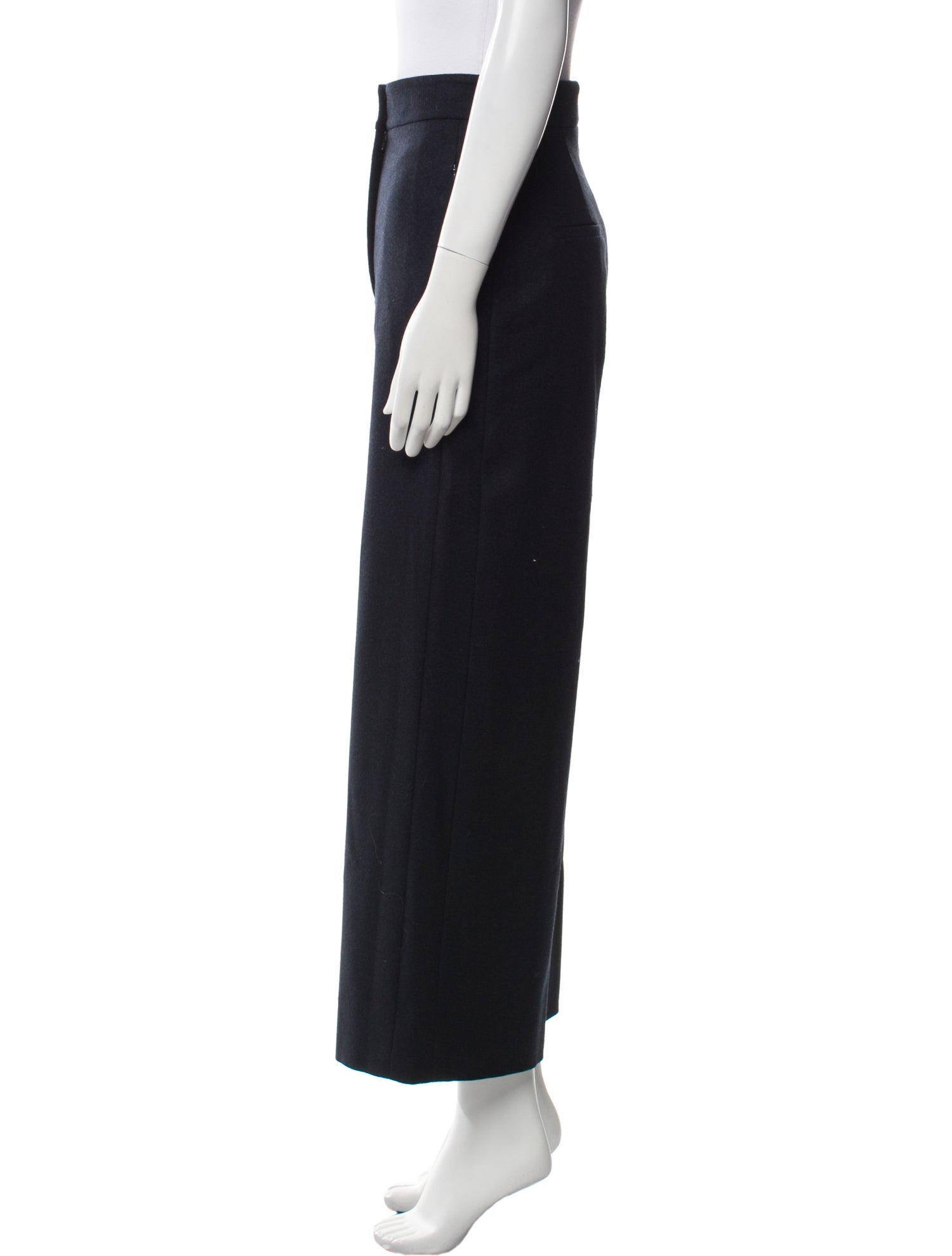 Akris Punto Virgin Wool Wide Leg Pants