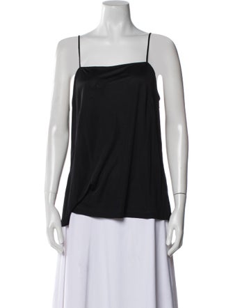 Akris Punto Square Neckline Sleeveless Top