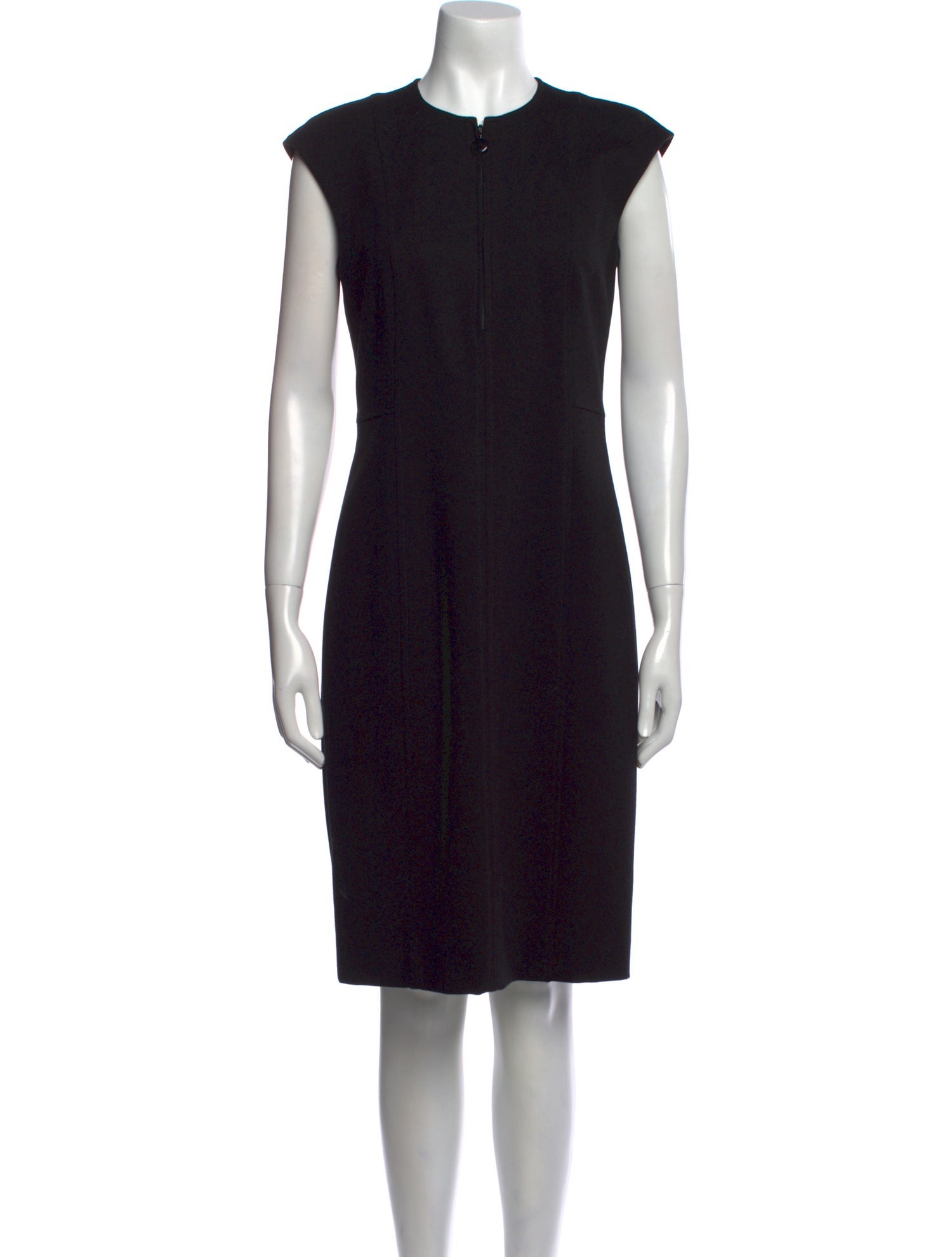Akris Punto Crew Neck Knee-Length Dress