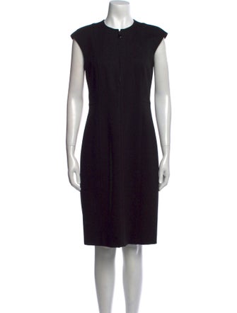 Akris Punto Crew Neck Knee-Length Dress