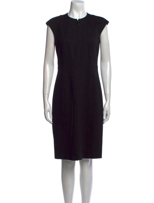 Akris Punto Crew Neck Knee-Length Dress