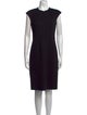 Akris Punto Crew Neck Knee-Length Dress