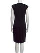 Akris Punto Crew Neck Knee-Length Dress