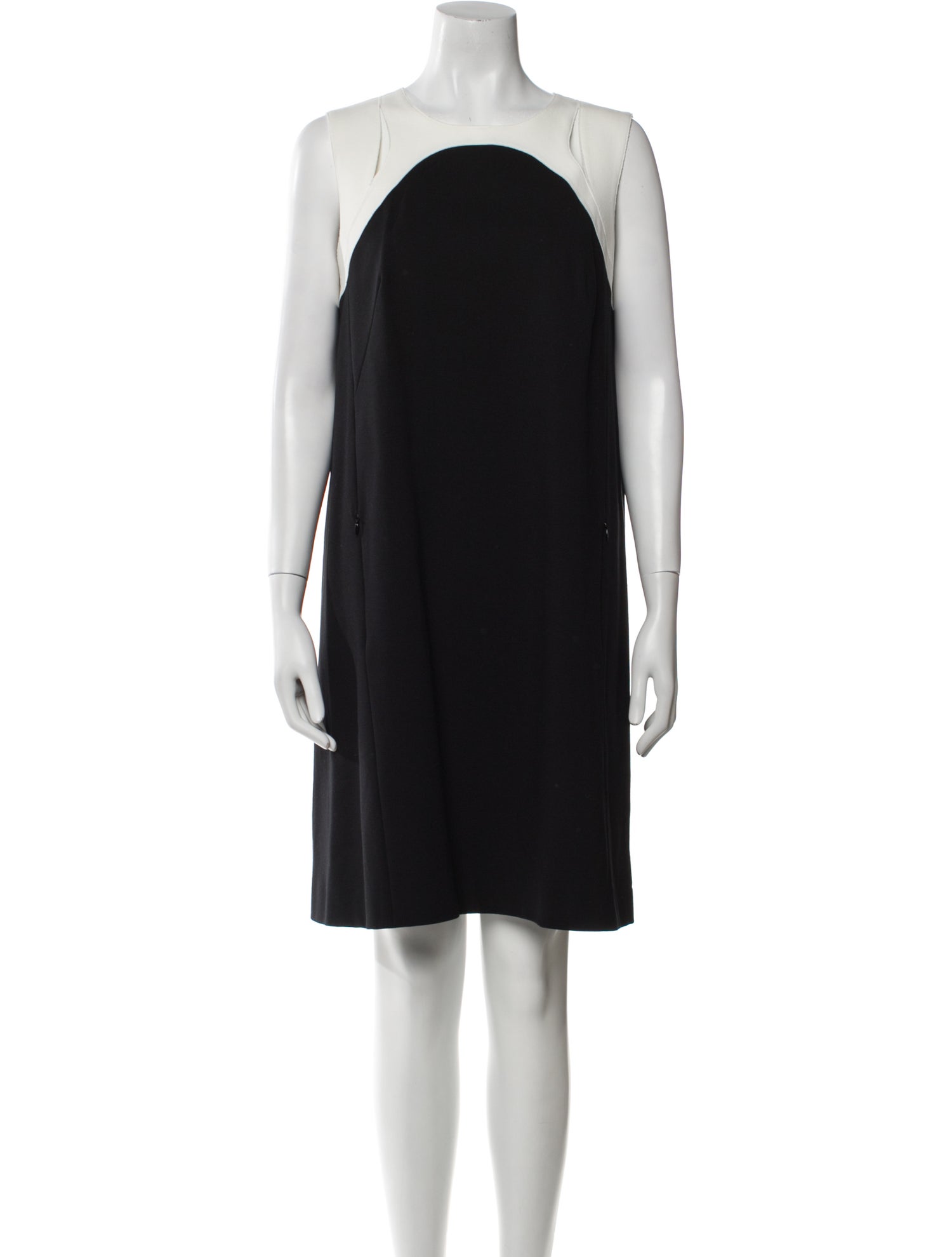 Akris Punto Square Neckline Knee-Length Dress