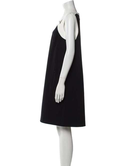 Akris Punto Square Neckline Knee-Length Dress
