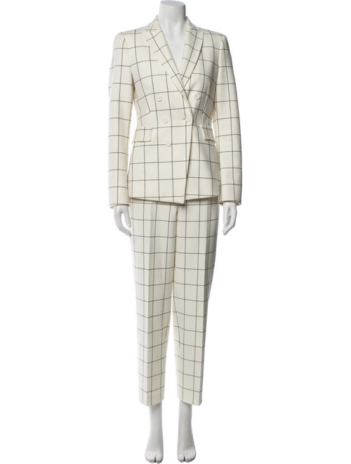 Akris Punto Plaid Print Pantsuit