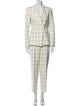 Akris Punto Plaid Print Pantsuit