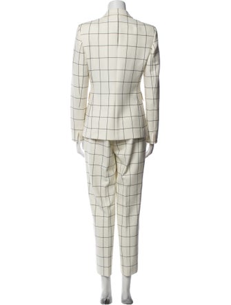 Akris Punto Plaid Print Pantsuit