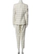 Akris Punto Plaid Print Pantsuit