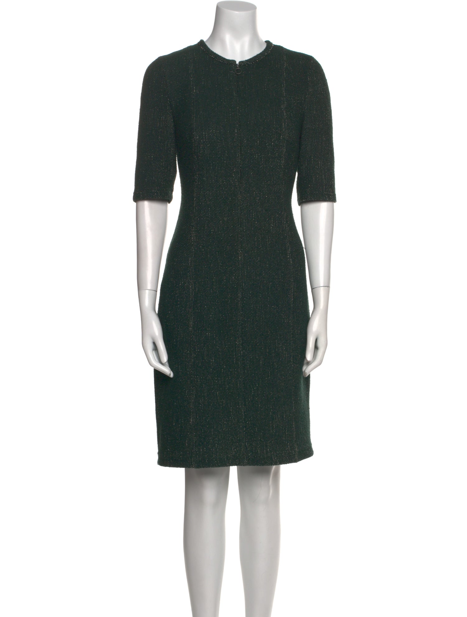 Akris Punto Crew Neck Knee-Length Dress