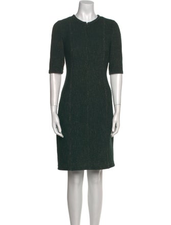 Akris Punto Crew Neck Knee-Length Dress
