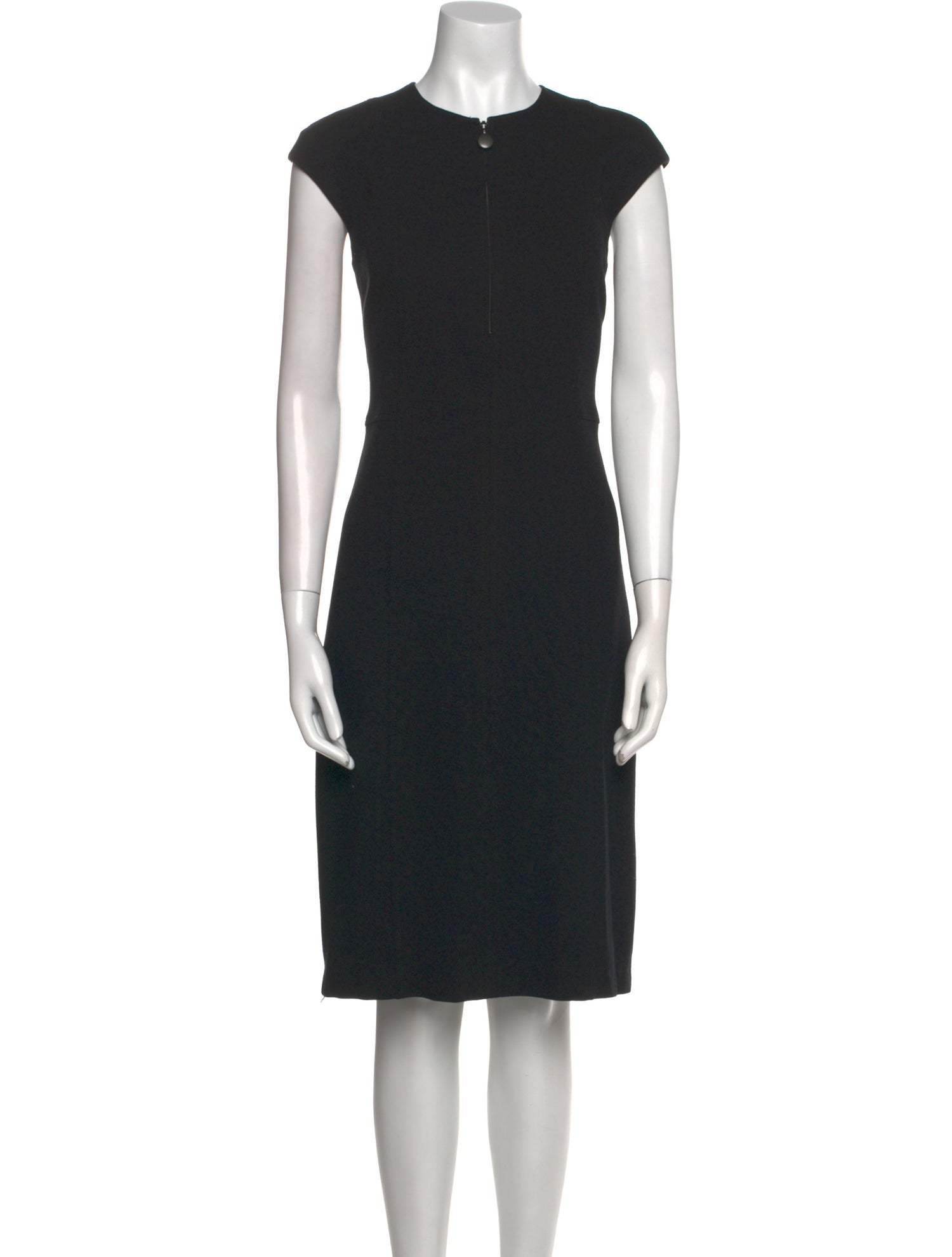 Akris Punto Crew Neck Knee-Length Dress