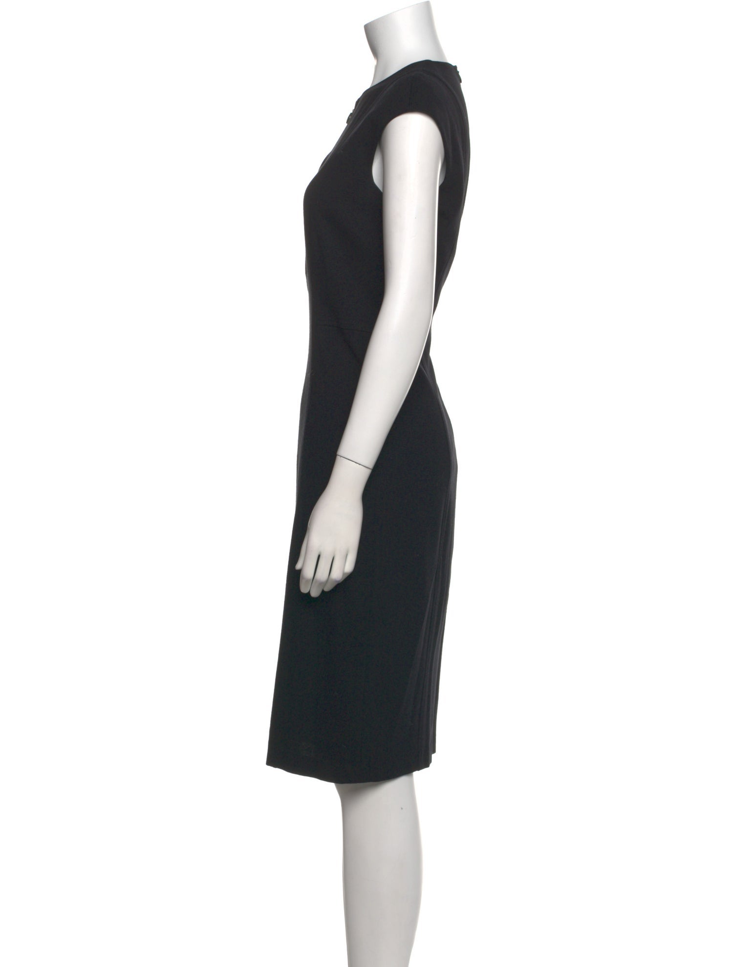 Akris Punto Crew Neck Knee-Length Dress