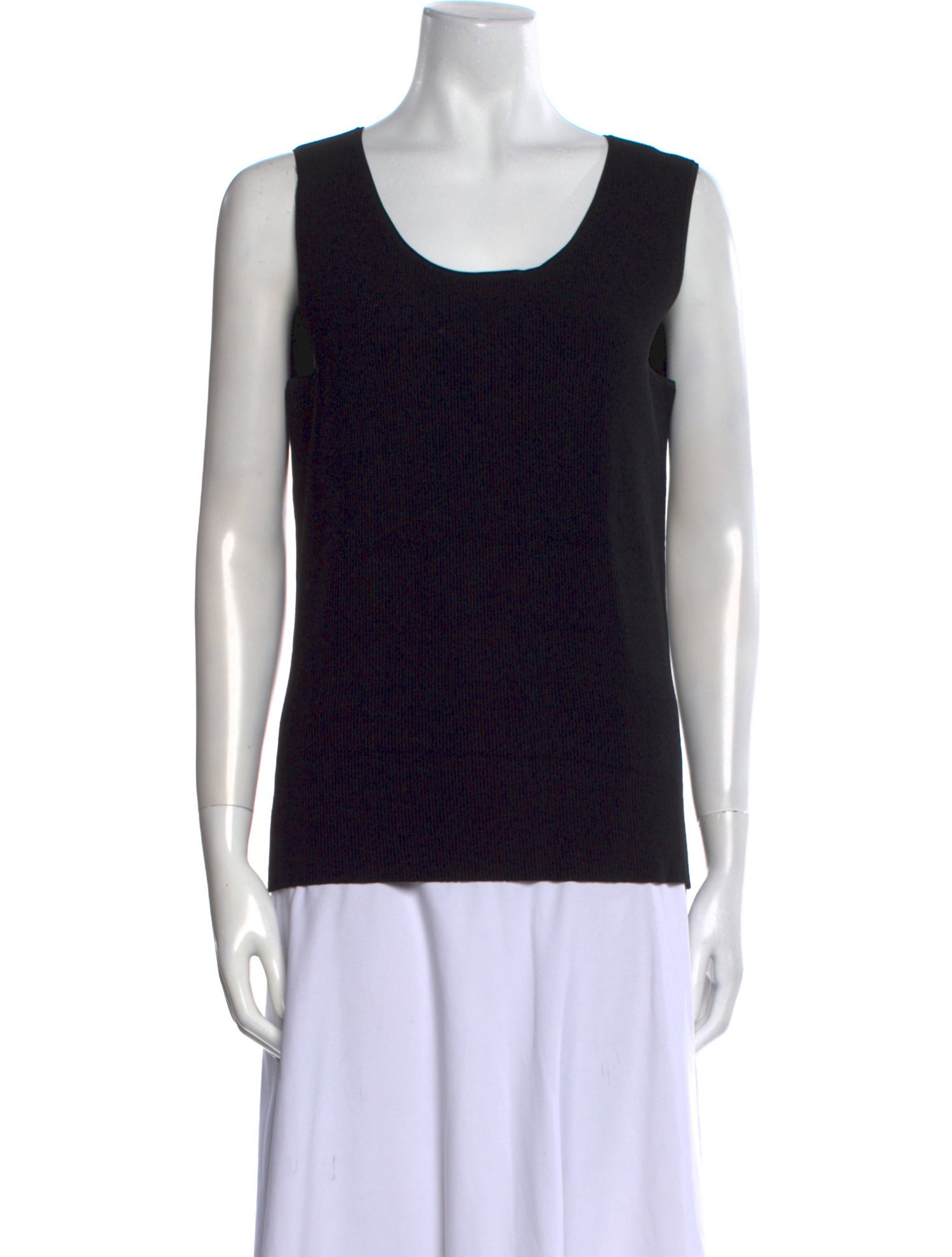 Akris Punto Scoop Neck Sleeveless Top