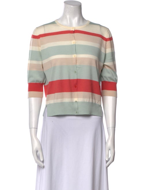Akris Punto Virgin Wool Striped Sweater