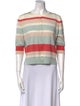 Akris Punto Virgin Wool Striped Sweater