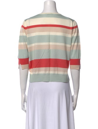 Akris Punto Virgin Wool Striped Sweater