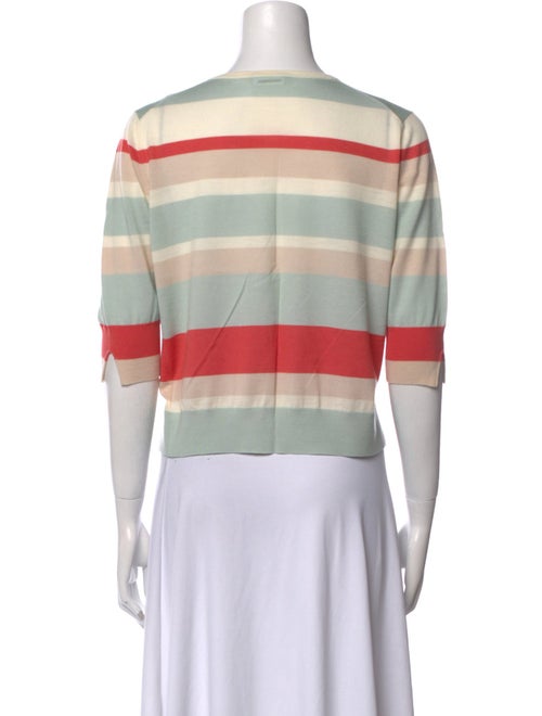 Akris Punto Virgin Wool Striped Sweater