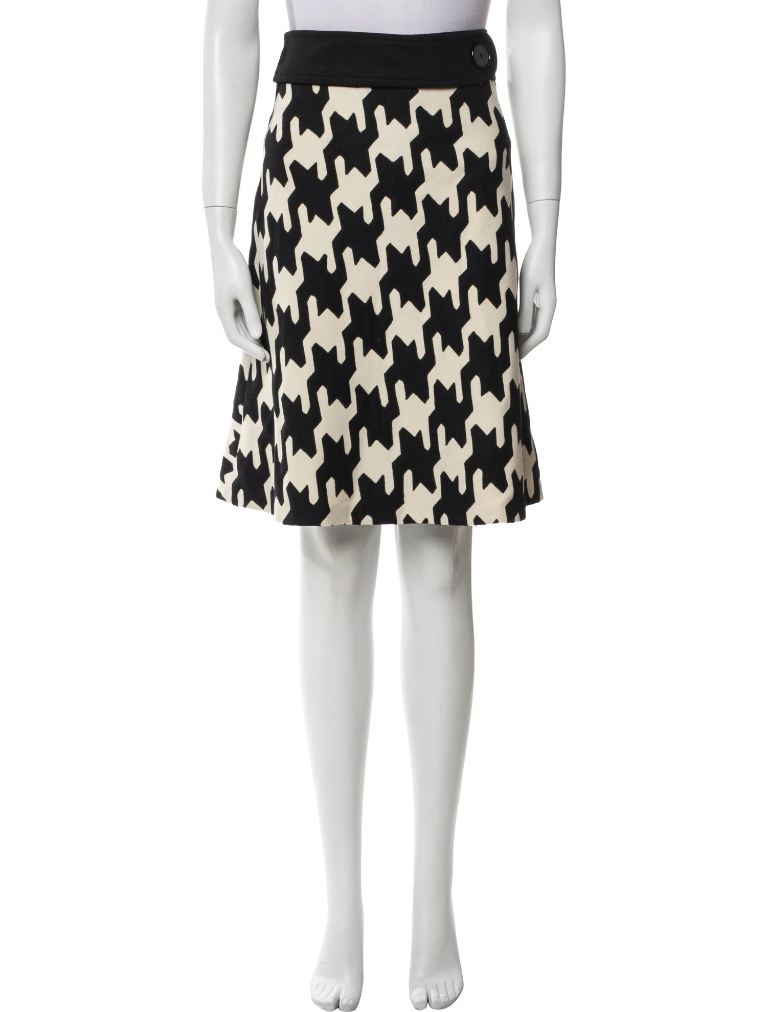 Akris Punto Wool Knee-Length Skirt