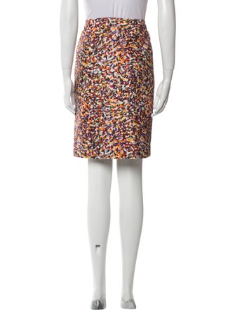 Akris Punto Graphic Print Knee-Length Skirt