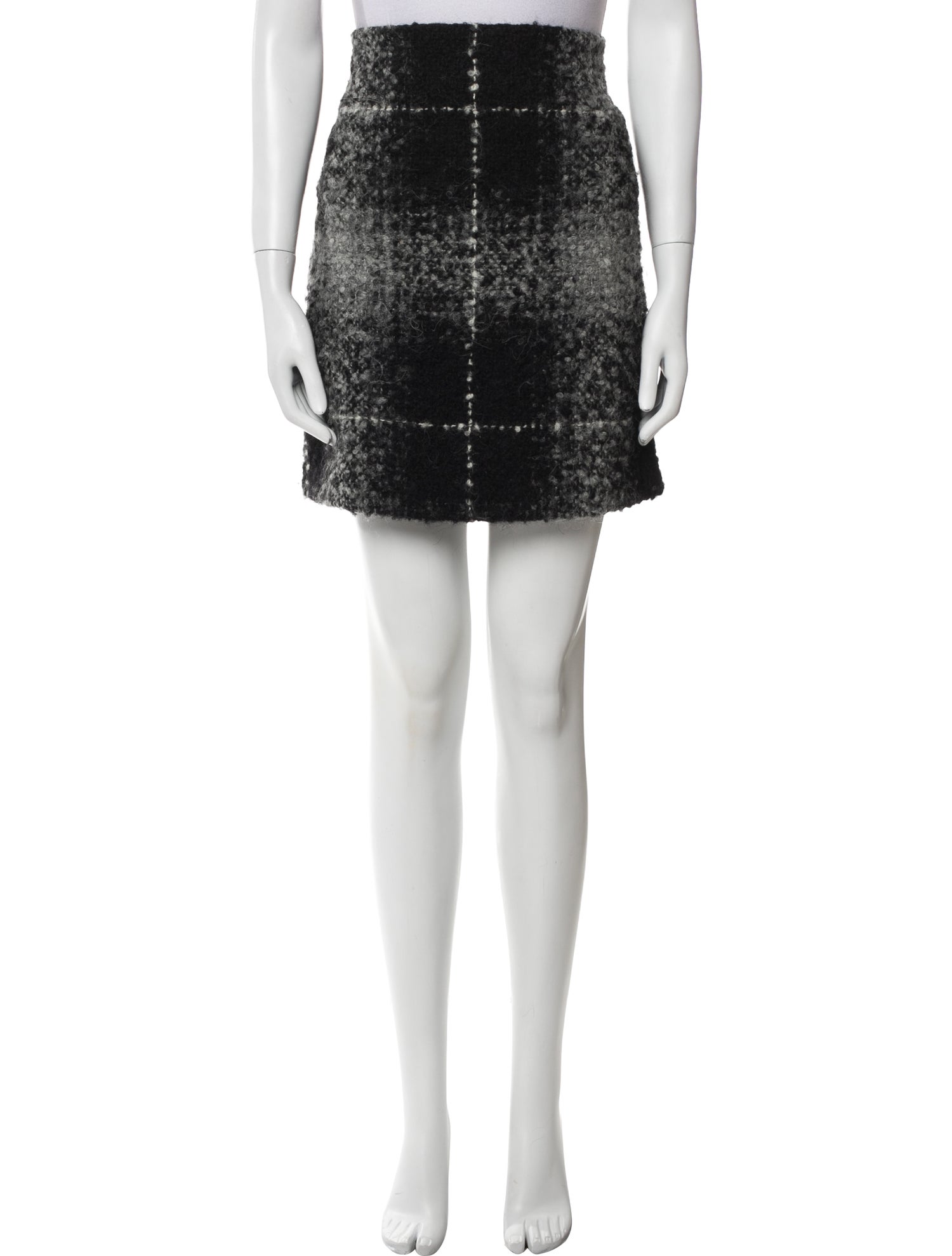 Akris Punto Wool Mini Skirt