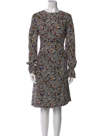 Akris Punto Silk Knee-Length Dress