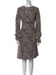 Akris Punto Silk Knee-Length Dress