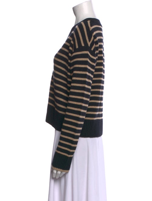 Akris Punto Virgin Wool Striped Sweater