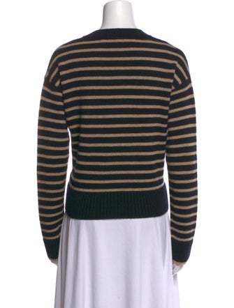 Akris Punto Virgin Wool Striped Sweater