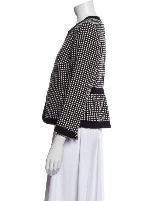 Akris Punto Polka Dot Print Evening Jacket