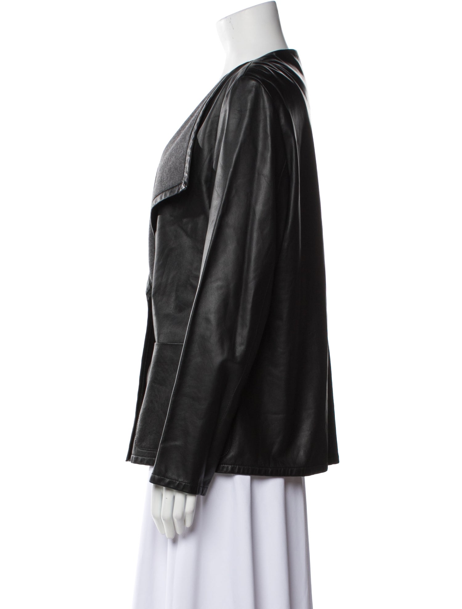 Akris Punto Lamb Leather Biker Jacket