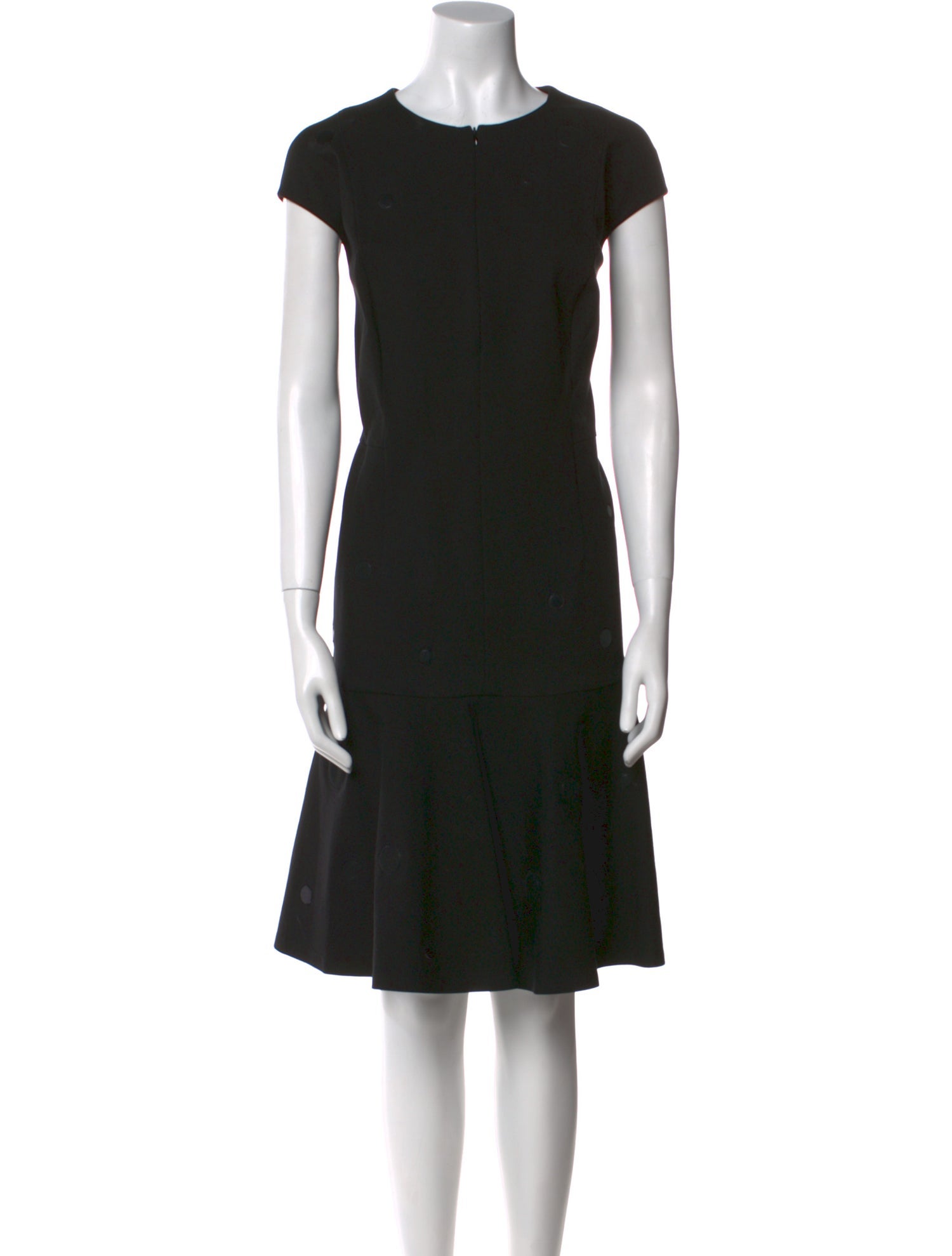 Akris Punto Crew Neck Knee-Length Dress
