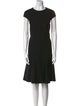 Akris Punto Crew Neck Knee-Length Dress
