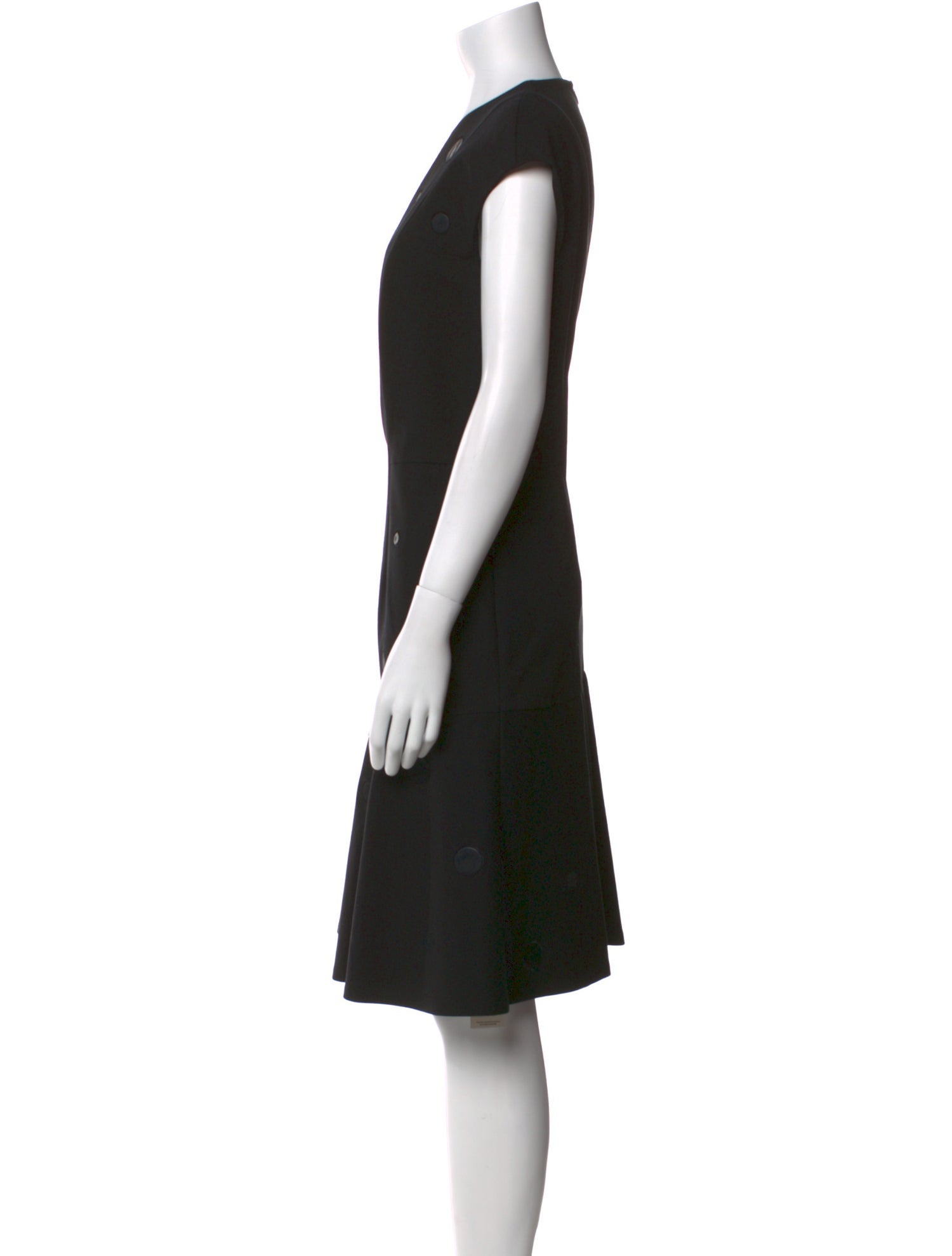 Akris Punto Crew Neck Knee-Length Dress