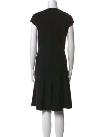 Akris Punto Crew Neck Knee-Length Dress